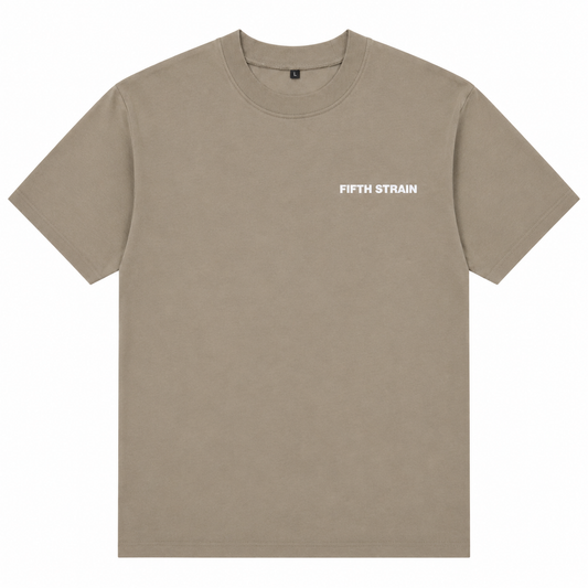 LIMITED EDITION FIFTH STRAIN ULTRA-HEAVY T-SHIRT - SAND