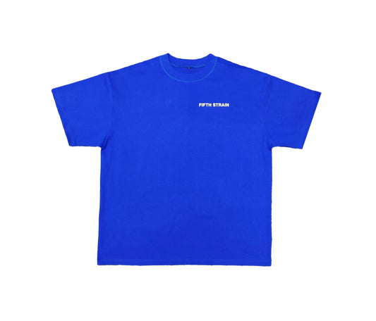 (PRE ORDER 6 WEEKS) FIFTH STRAIN SIGNATURE T-SHIRT - COBALT BLUE