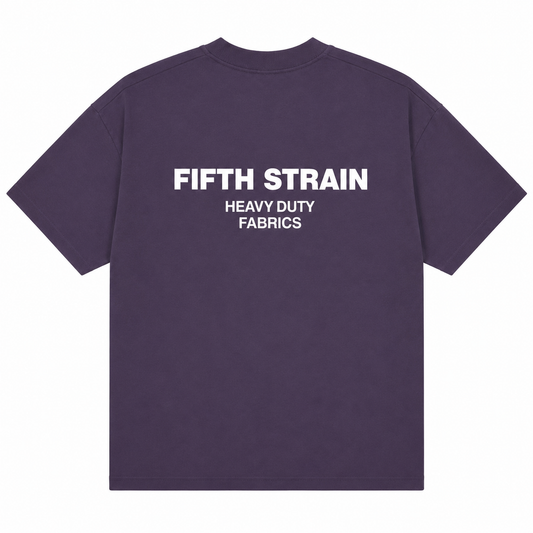 LIMITED EDITION FIFTH STRAIN ULTRA-HEAVY T-SHIRT - DARK PURPLE