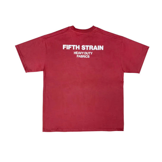 LIMITED EDITION FIFTH STRAIN SIGNATURE T-SHIRT - BURGUNDY