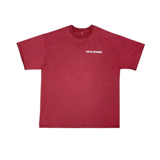 LIMITED EDITION FIFTH STRAIN SIGNATURE T-SHIRT - BURGUNDY